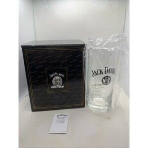 Limited Edition Jack Daniels Old No.7 Vintage Glass Set Of 4 In Box 2006